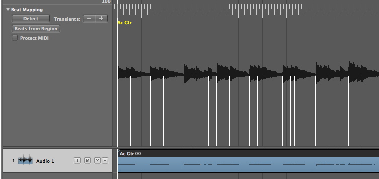 Logic Pro/Express 9: Tips on using Flex editing with audio files that were recorded with no tempo reference