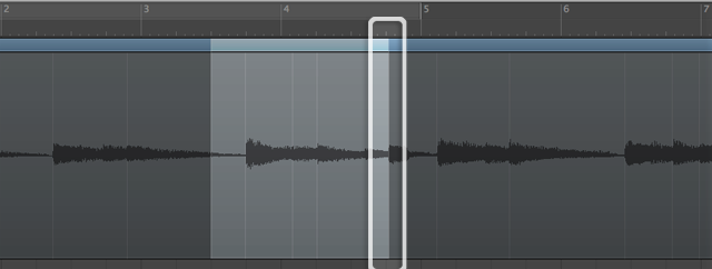 Logic 9.1.2: How key commands for setting Marquee selection borders to transients behave