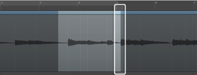 Logic 9.1.2: How key commands for setting Marquee selection borders to transients behave